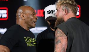 Jake Paul y Mike Tyson se insultan al promover la pelea en Texas