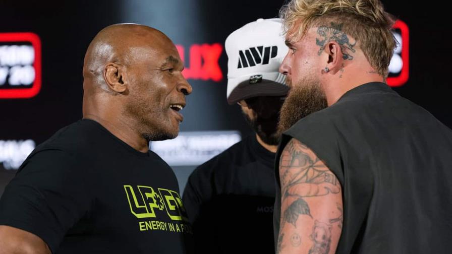 Jake Paul y Mike Tyson se insultan al promover la pelea en Texas