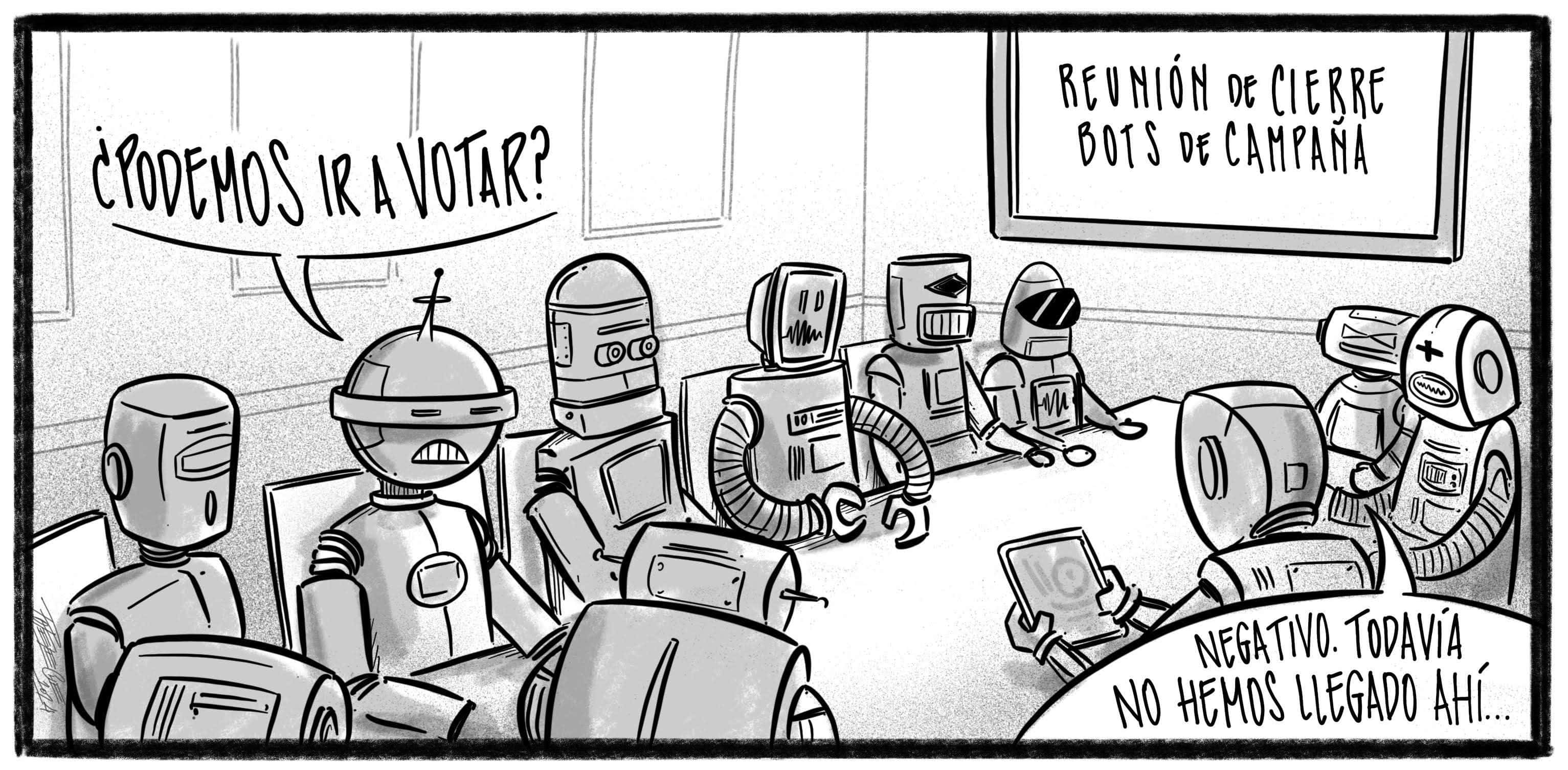 Caricatura de Noticiero Poteleche 18 mayo 2024