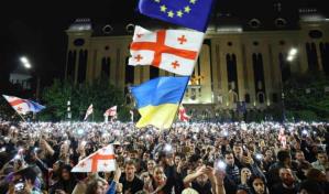Los jóvenes protagonizan protestas en Georgia contra la polémica "ley rusa"