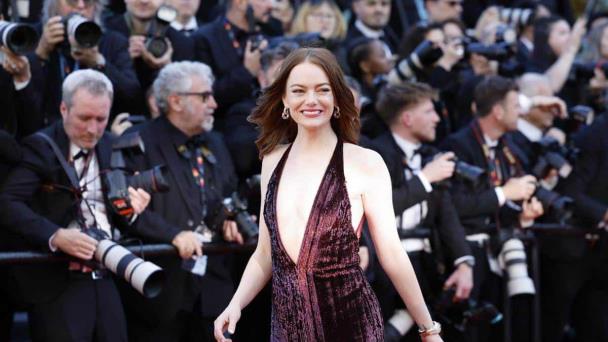 Emma Stone provoca la locura en Cannes