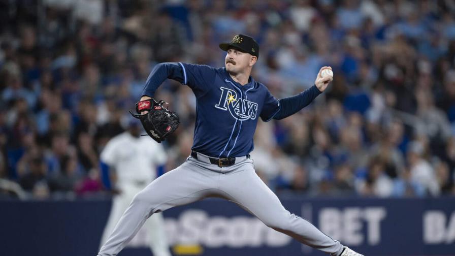 Alexander coquetea con juego perfecto hasta la 8va en triunfo de Rays ante Azulejos