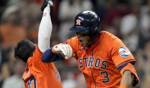 Con jonrones de Meyers y Peña, Astros superan a Cerveceros Con jonrones de Meyers y Peña, Astros superan a Cerveceros