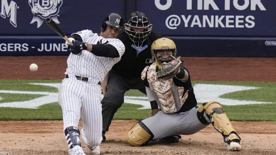 Juan Soto consigue 15to partido de al menos dos hits, en derrota de Yankees
