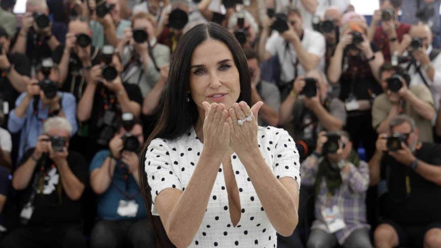 The Substance, terror en Cannes con Demi Moore