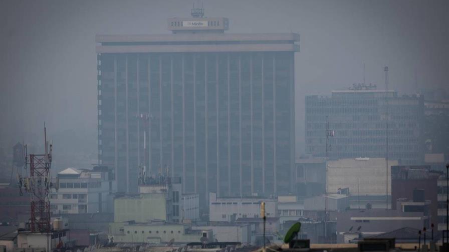 Guatemala amanece con una fuerte y peligrosa contaminación en el aire