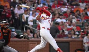 Michael Siani despacha su primer jonr&oacute;n y produce cuatro en triunfo de Cardenales sobre Orioles