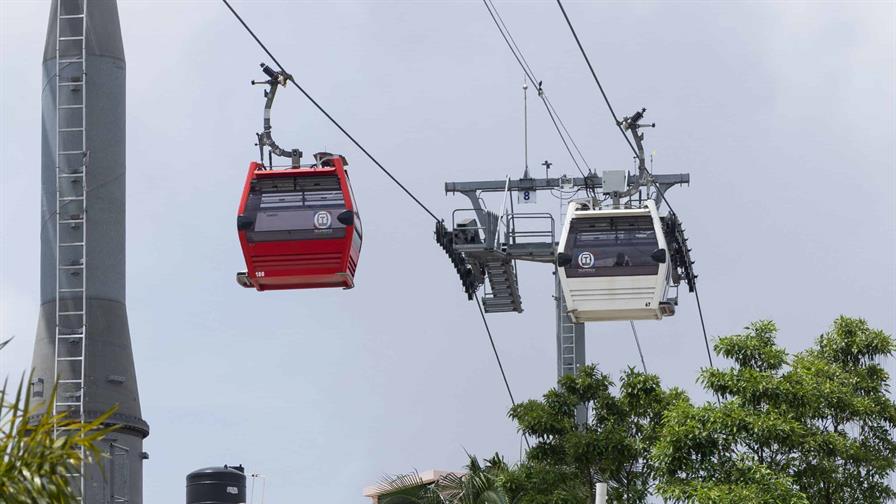 Suspenden temporalmente servicio del Teleférico de Santo Domingo por condiciones climáticas