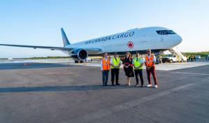 Llega el primer vuelo de carga al centro de servicios logísticos Air Cargo Hub Punta Cana