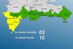 COE coloca tres provincias en alerta amarilla y diez en verde por vaguada COE coloca tres provincias en alerta amarilla y diez en verde por vaguada
