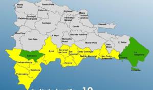 El COE aumenta a diez las provincias en alerta amarilla por vaguada; tres están en verde