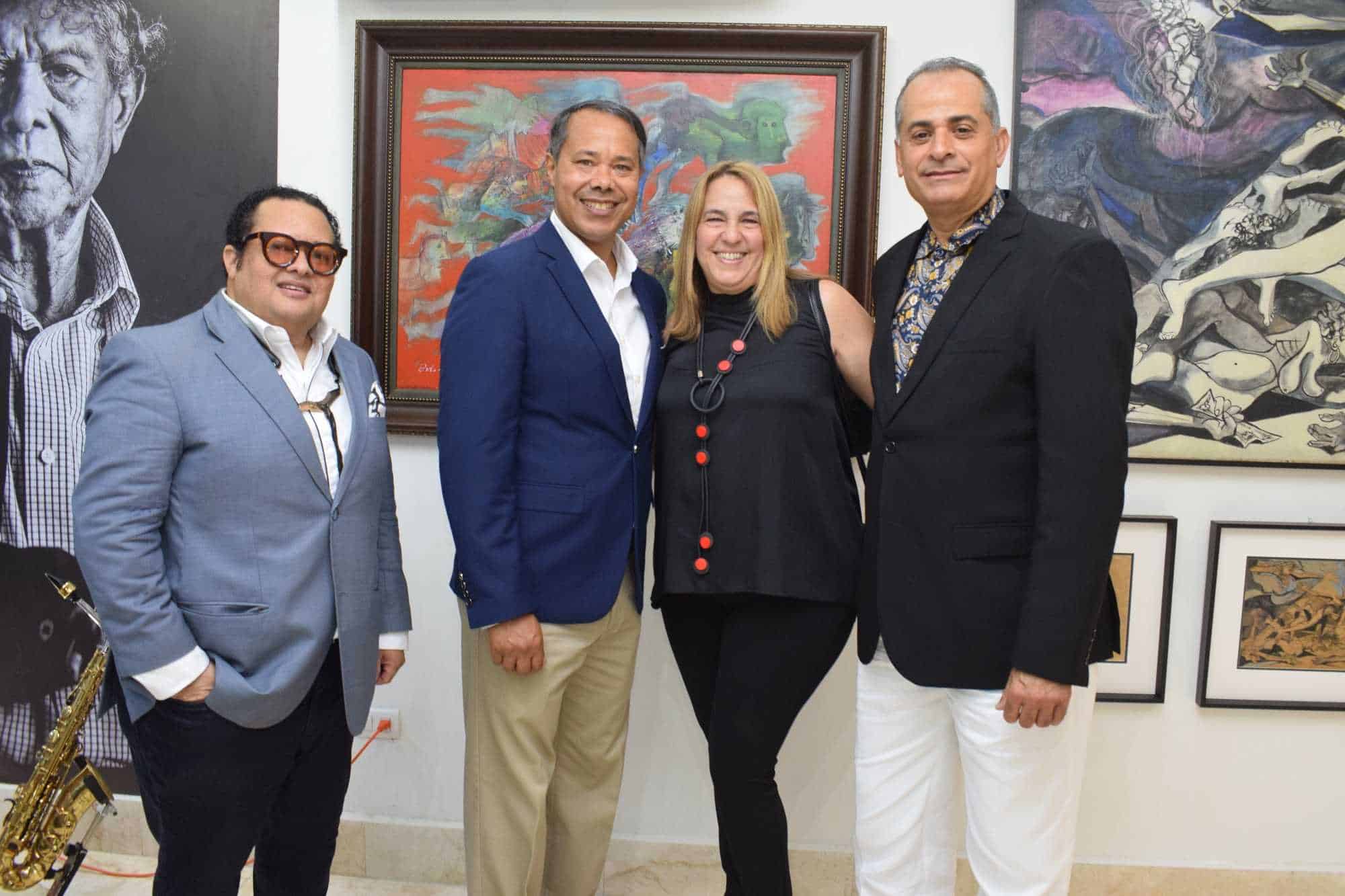 Sandy Gabriel, Franklin Martinez, Wanda Cabruja y Luis Felipe Cartagena.