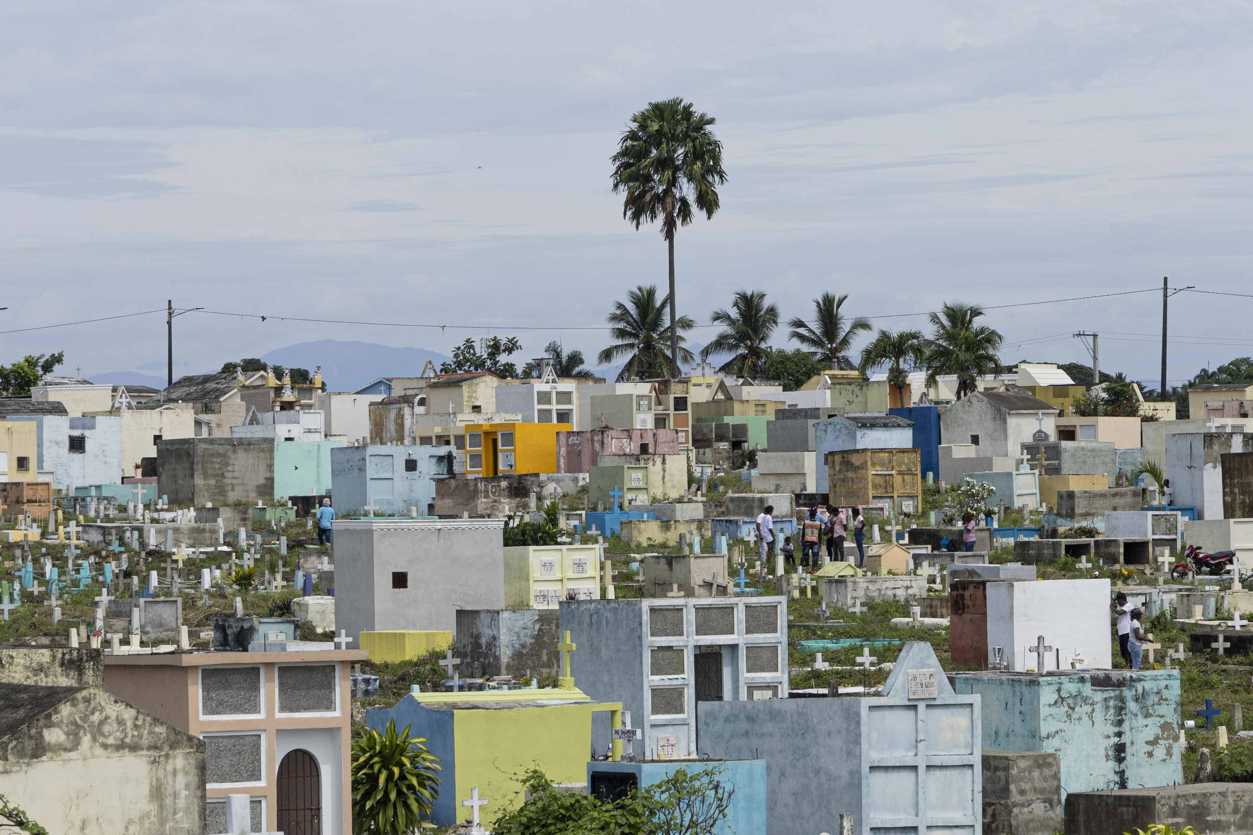 Zona nordeste del  Cementerio Cristo Redentor