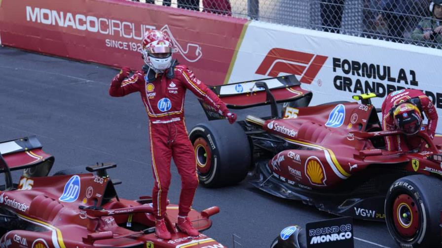 Leclerc profeta en su tierra al ganar por primera vez en Mónaco. Fuerte accidente de Pérez