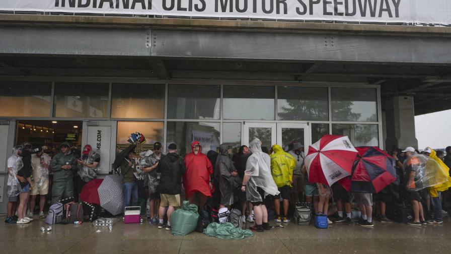Las 500 millas de Indianápolis iniciarán con retraso este domingo tras fuerte tormenta eléctrica