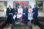 Presidenta de la Fábrica de Moneda y Timbre de España visita el Banco Central