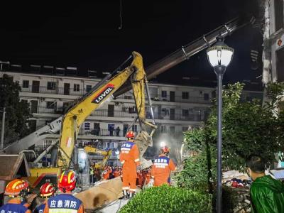 Cuatros muertos tras derrumbe en China de un edificio residencial