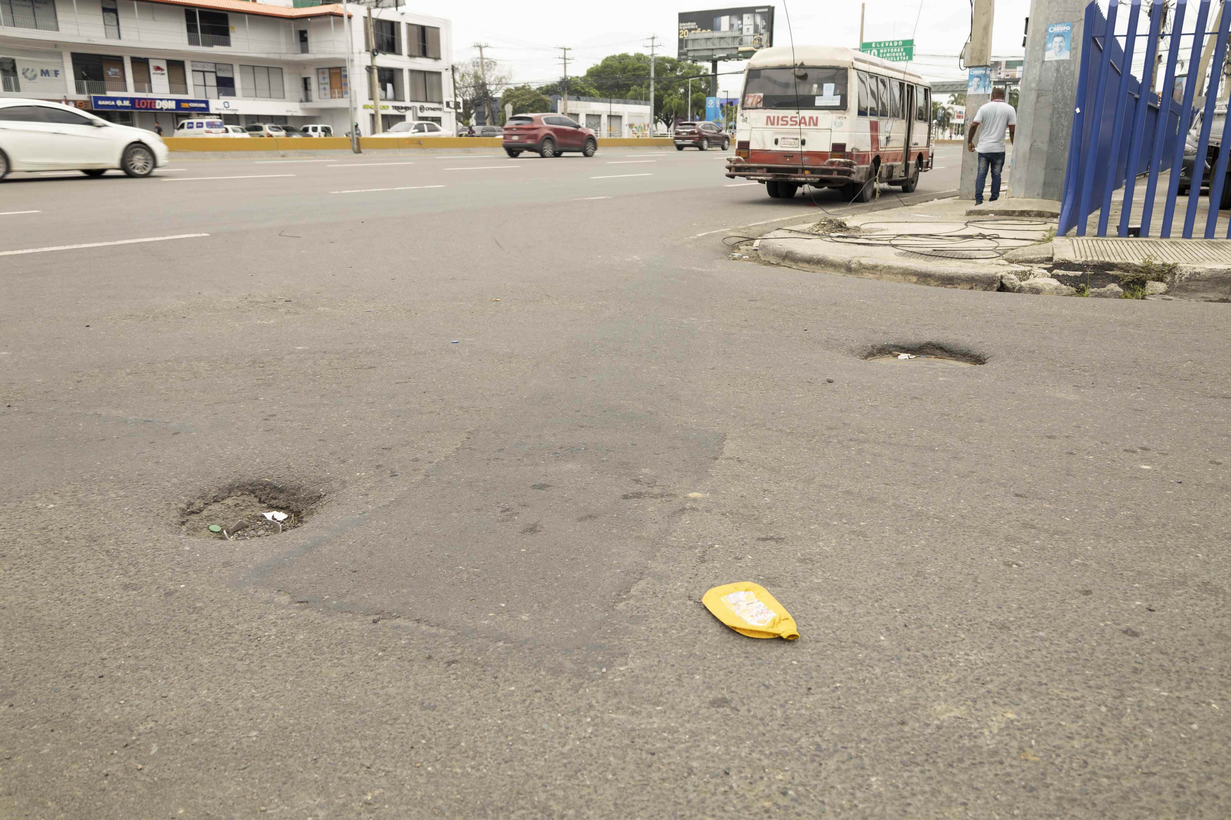 Ahora no se prpducen accidentes por el hoyo.