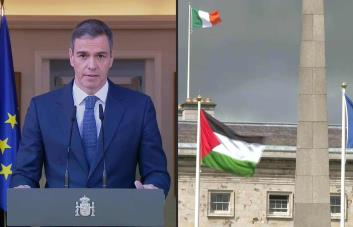 España, Irlanda y Noruega reconocen oficialmente a Palestina como Estado