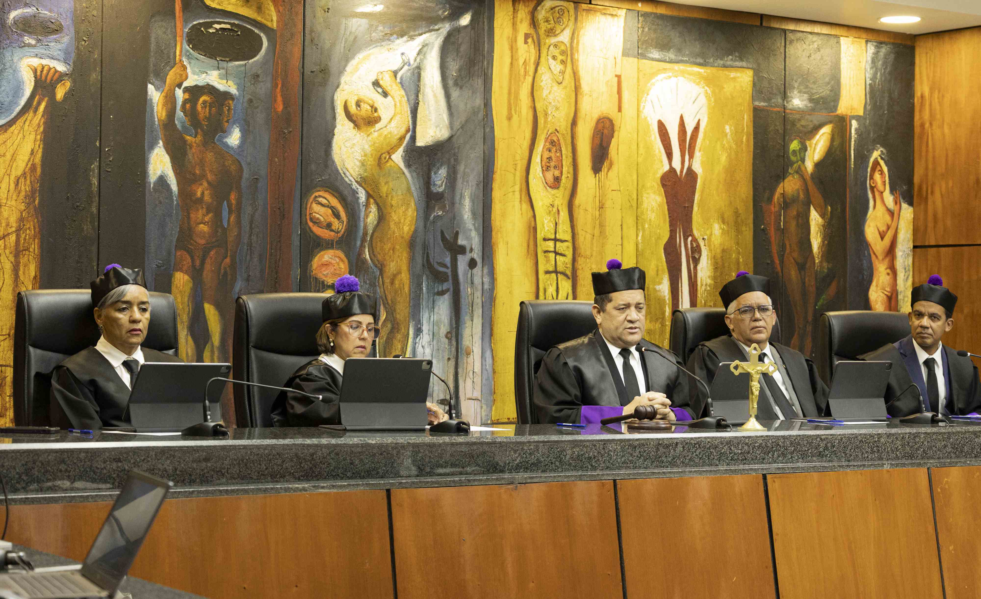 Los jueces que integran la Segunda Sala de la Suprema Corte de Justicia. 