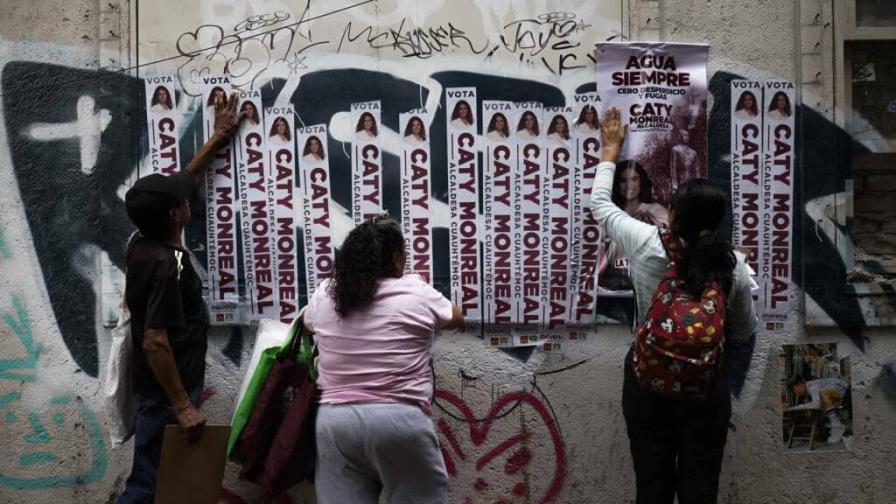 Fin de campaña para Caty Monreal, una de las candidatas de Morena a las elecciones mexicanas