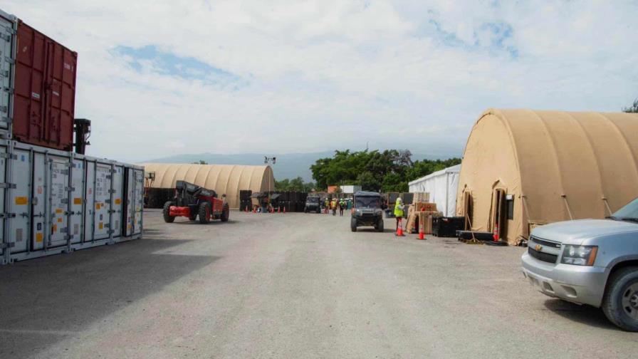 Las primeras imágenes de la base que construye EE.UU. para los agentes de la misión de paz en Haití