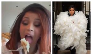 Video | La peculiar forma con la que Cardi B responde a las críticas sobre su cuerpo