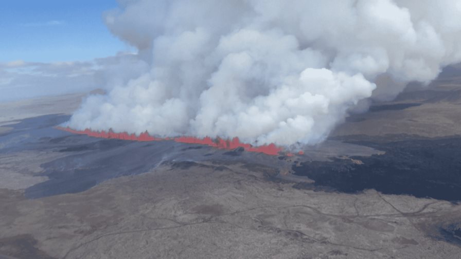 Erupción volcánica en Islandia