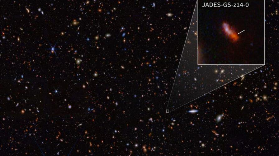 James Webb observa la galaxia más antigua conocida, 290 millones de años tras el Big Bang