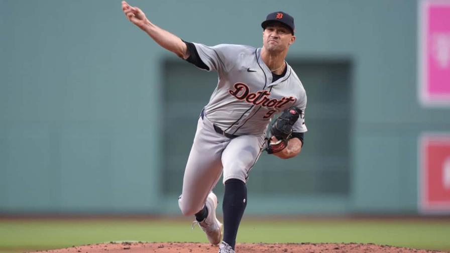 Flaherty acepta 1 hit en 6 innings y dos tercios y Tigres blanquean 5-0 a Medias Rojas