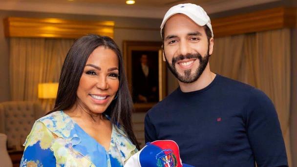 Magali Febles asiste a ceremonia de investidura de Nayib Bukele