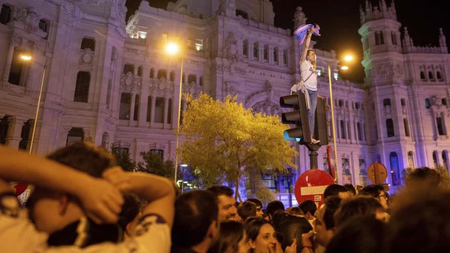 Real Madrid festeja otra Copa de Europa en las calles de la capital española
