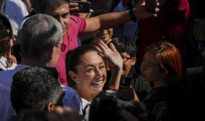 Claudia Sheinbaum arranca con una amplia ventaja en el escrutinio de las presidenciales en México