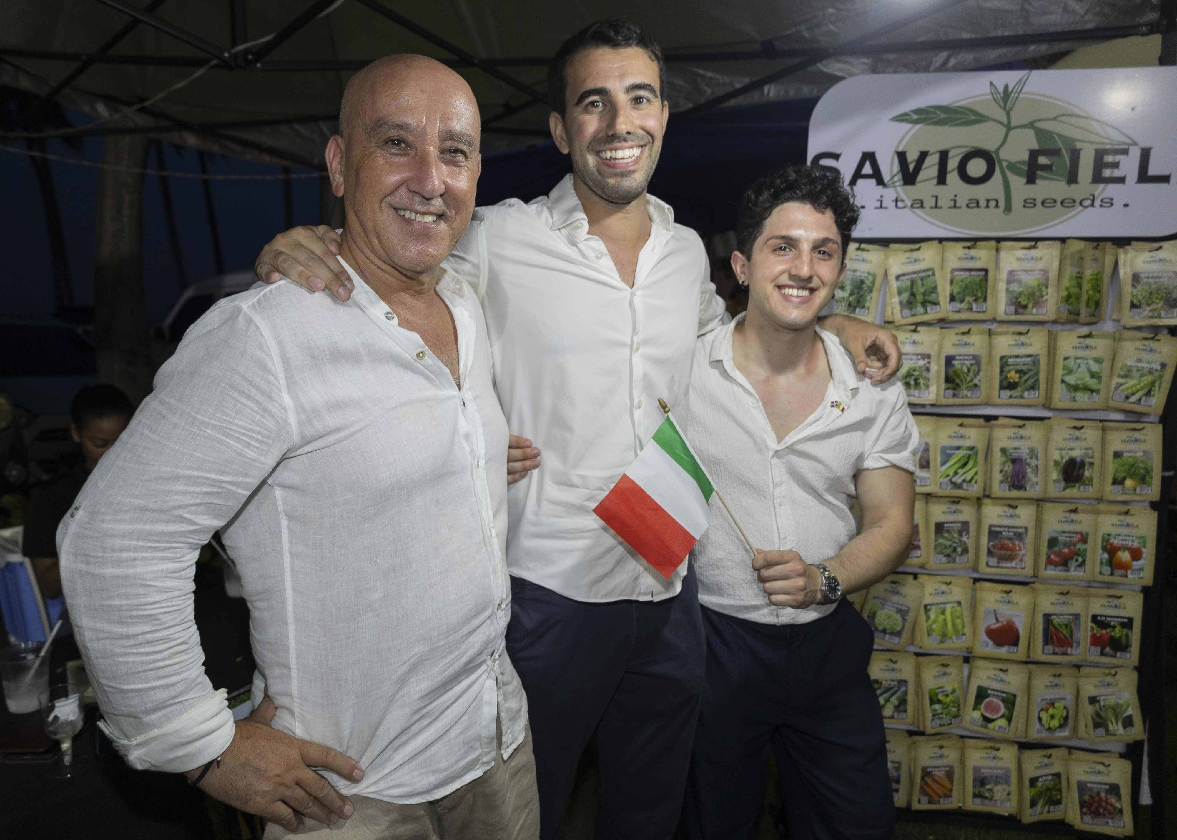 Savio Vasini, Martino Vaccani y Francesco Buttacavoli.