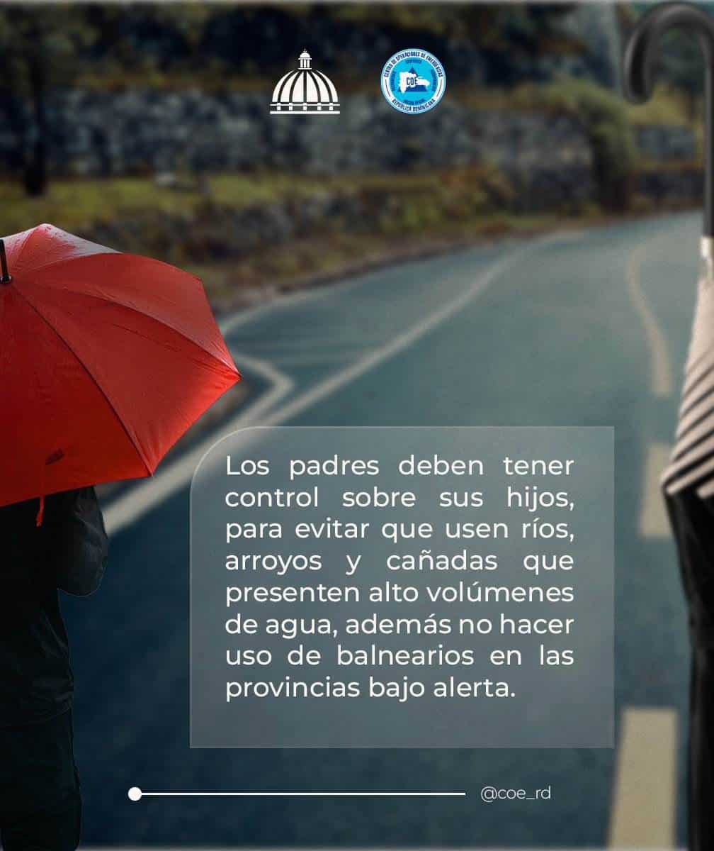 Recomendaciones ante las lluvias.