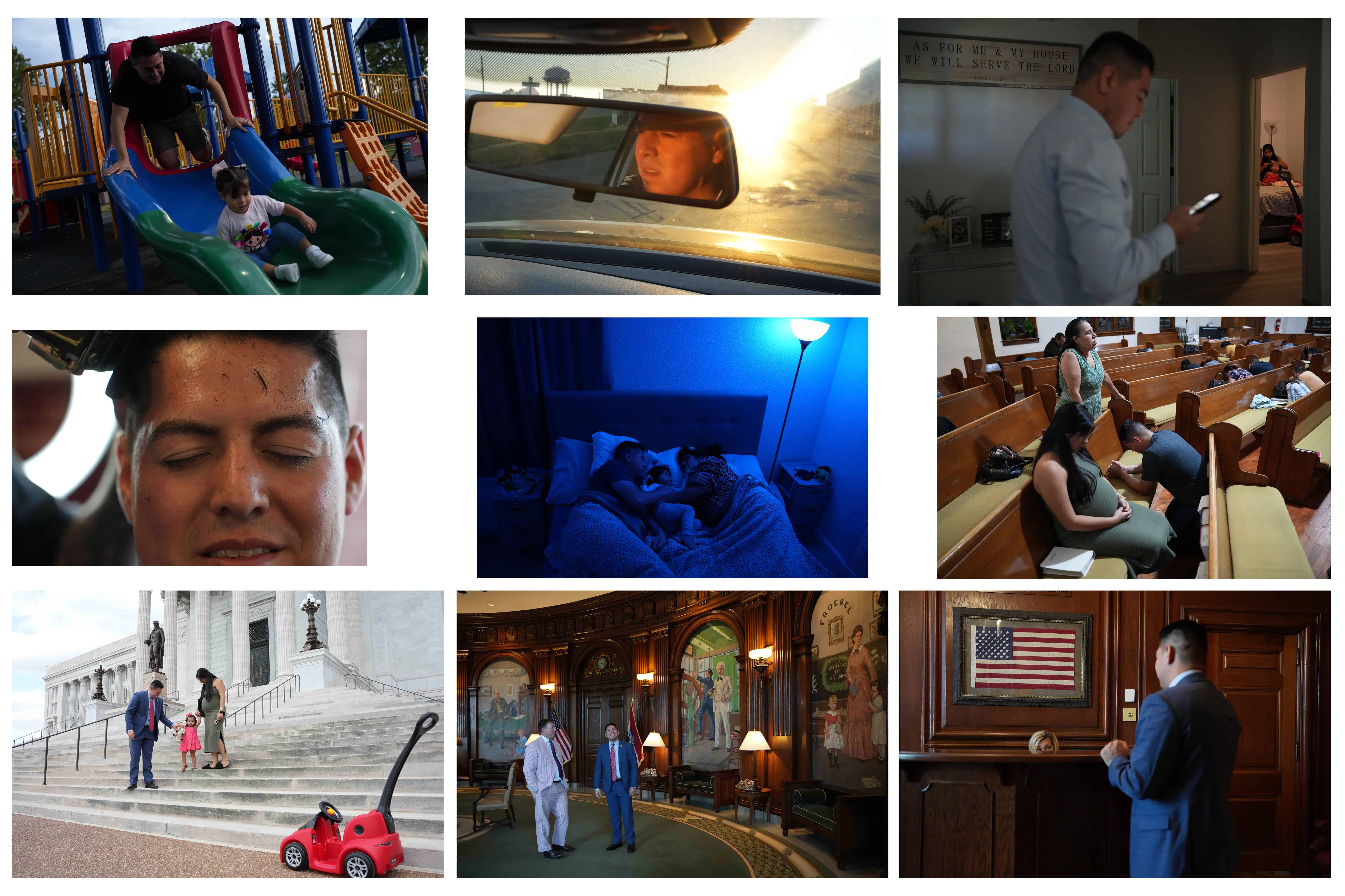 Categoría Internacional: Primer lugar. Israel Baeza, un entusiasta del fútbol de 31 años, alguna vez tuvo una carrera prometedora como portero antes de aventurarse en la política. Se convirtió en el Comisionado más joven del Distrito Este del Condado de Pettis, Missouri, y el primer comisionado hispanoamericano en la historia de Missouri, cuando fue elegido a la edad de 26 años. Su padre, Efraín Baeza, sirvió como pastor de la Primera Iglesia Bautista Hispana en Sedalia, e Israel fue motivado para postularse para el cargo por su fe bautista y un deseo de participar en asuntos públicos, lo cual fue avivado durante las elecciones estadounidenses de 2016.Esta imagen captura la determinación y el espíritu de un joven líder que está marcando la diferencia tanto en su comunidad como en su país.