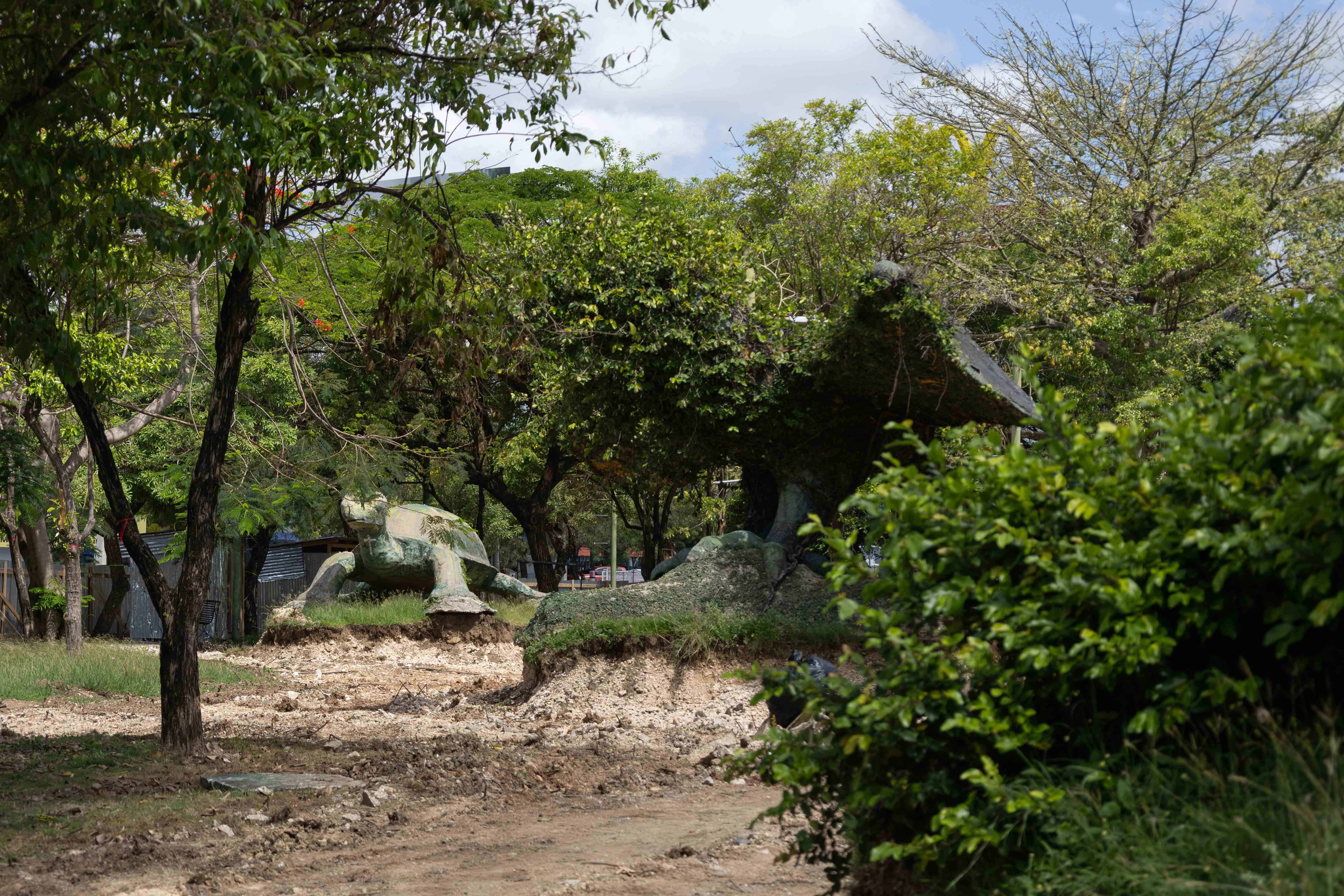 El parque lleva varios meses intervenido. 