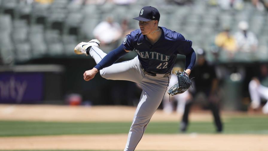Bryan Woo y 3 relevistas permiten 2 hits y Marineros blanquean 2-0 a Atléticos