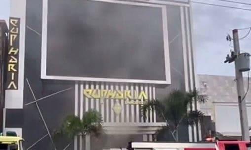 Incendio afecta la discoteca Euphoria, avenida Venezuela, SDE