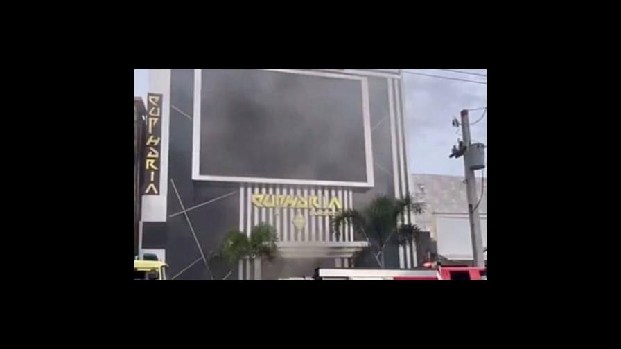 Incendio de cajas dispara las alarmas en discoteca Euphoria en SDE