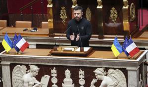 Zelenski en París: ‘Vivimos una época en la que Europa ya no es un continente de paz’