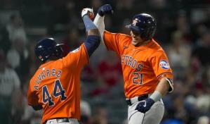 Yainer Díaz pega un jonrón y empuja 3 carreras en triunfo de Astros ante Angelinos