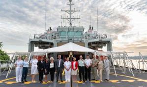 El Buque Canadiense Margaret Brooke visitó la República Dominicana