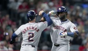 Álvarez jonronea y suma 3 hits en triunfo de Astros ante Angelinos