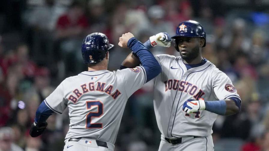 Álvarez jonronea y suma 3 hits en triunfo de Astros ante Angelinos