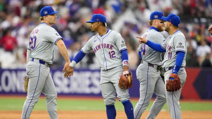 Mets remontan en la novena para vencer a Filis y repartirse la serie en Londres