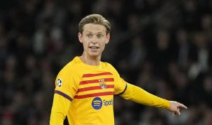 El mediocampista holandés Frenkie de Jong se perderá la Euro 2024 por una lesión en el tobillo