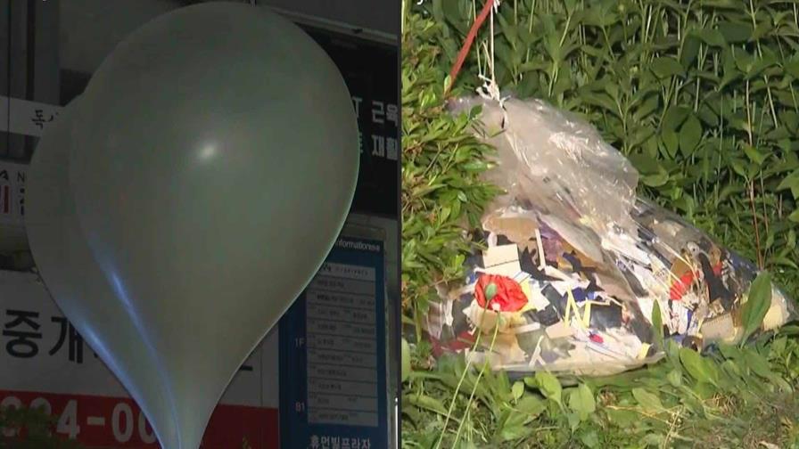 Corea del Norte envía más globos con basura hacia el Sur y amenaza con nuevas acciones