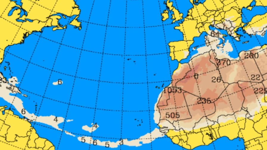 Temperaturas calurosas de hasta 35 °C por polvo del Sahara y sistema anticiclónico