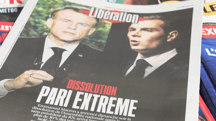 Macron urge a los franceses a tomar la decisión correcta tras el revés en las europeas